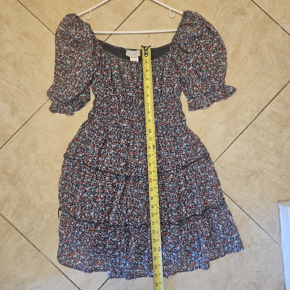 ALTAR'D STATE women's floral baby doll mini dress size S Small tiered - Picture 8 of 9